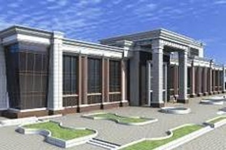Реконструкция фасада здания филармонии. Автор Безбородов Н. И.